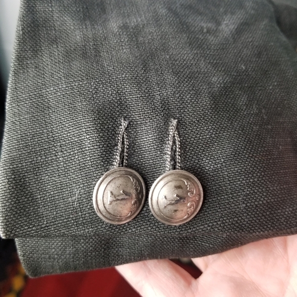 Vincent Jalbert canvas military jacket Art To Wear Avant Garde Handmade France - Picture 4 of 14